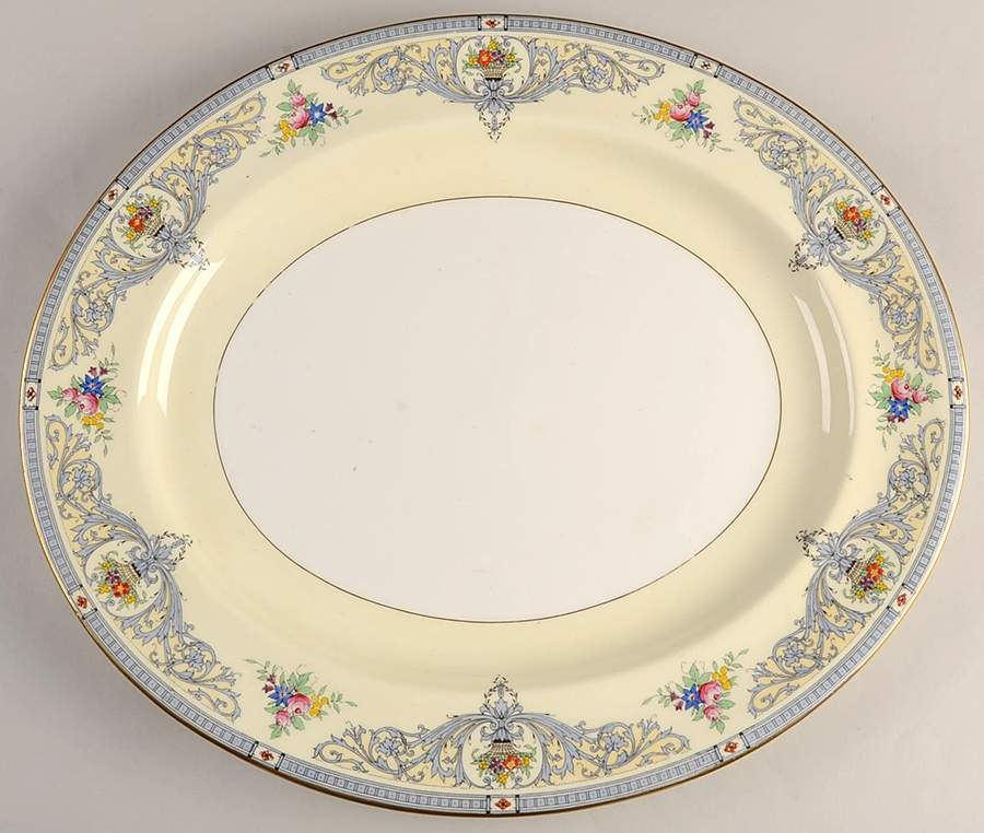 The Duchess 17" Oval Serving Platter by Royal Worcester-1