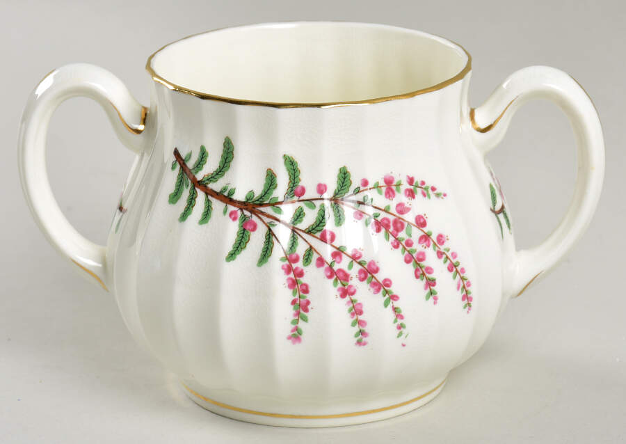 Dunrobin Sugar Bowl No Lid by Royal Worcester-1