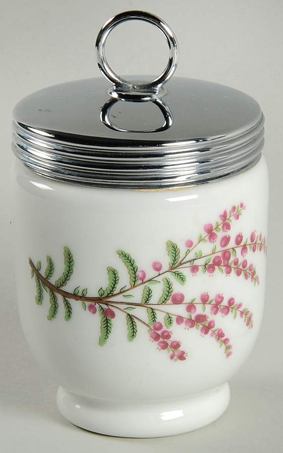 Dunrobin King Size Egg Coddler & Lid by Royal Worcester-1