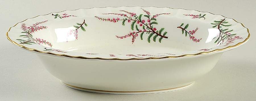 Dunrobin 9" Oval Vegetable Bowl by Royal Worcester-1