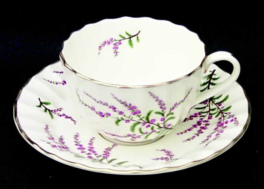 Dunrobin Flat Cup & Saucer Set by Royal Worcester-1