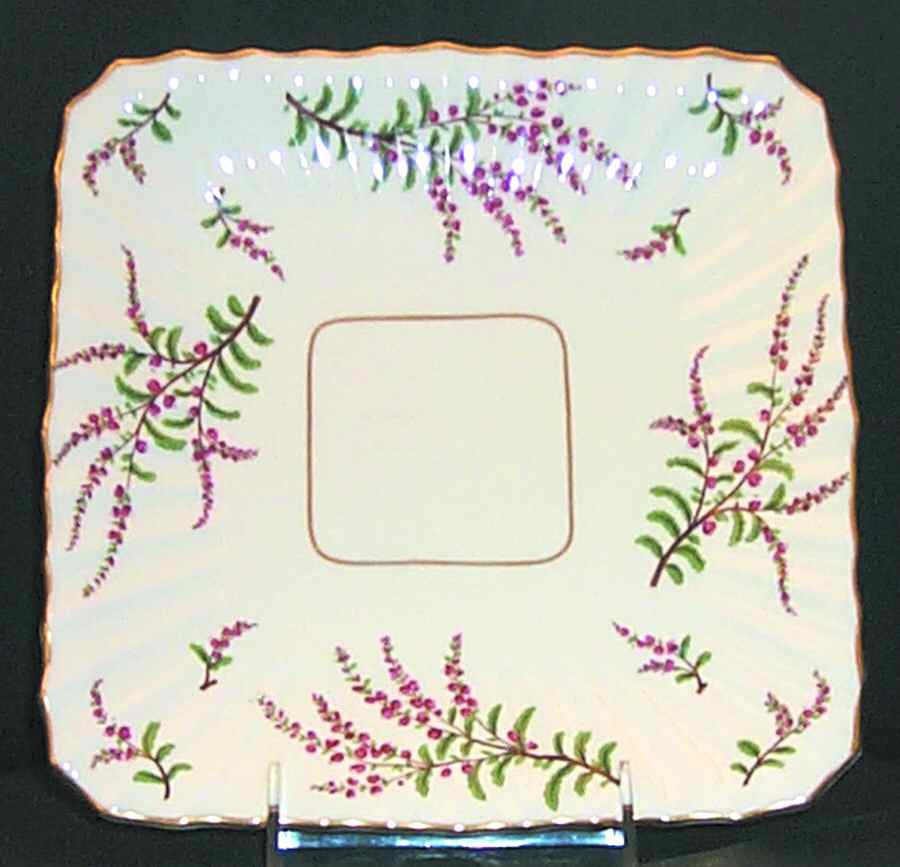 Dunrobin Square Cake Plate by Royal Worcester-1