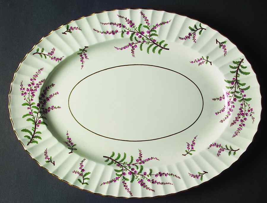 Dunrobin 15" Oval Serving Platter by Royal Worcester-1