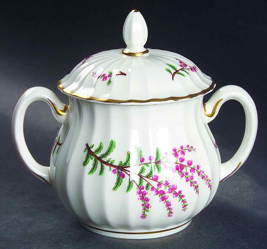 Dunrobin Sugar Bowl & Lid by Royal Worcester-1