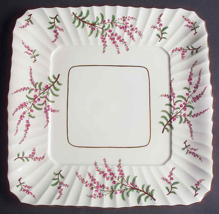 Dunrobin 12" Square Serving Platter by Royal Worcester-1