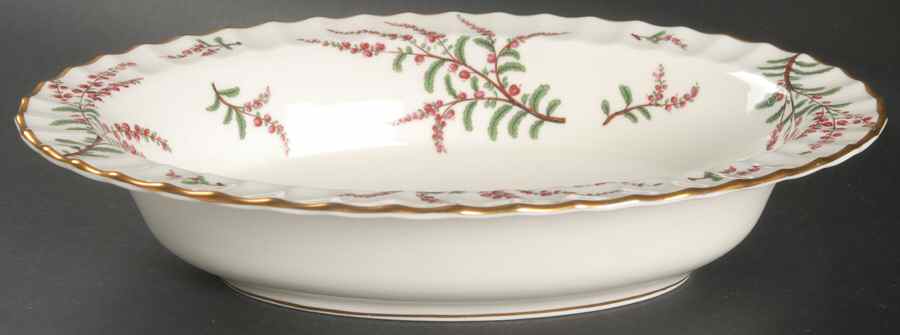 Dunrobin 10" Oval Vegetable Bowl by Royal Worcester-1
