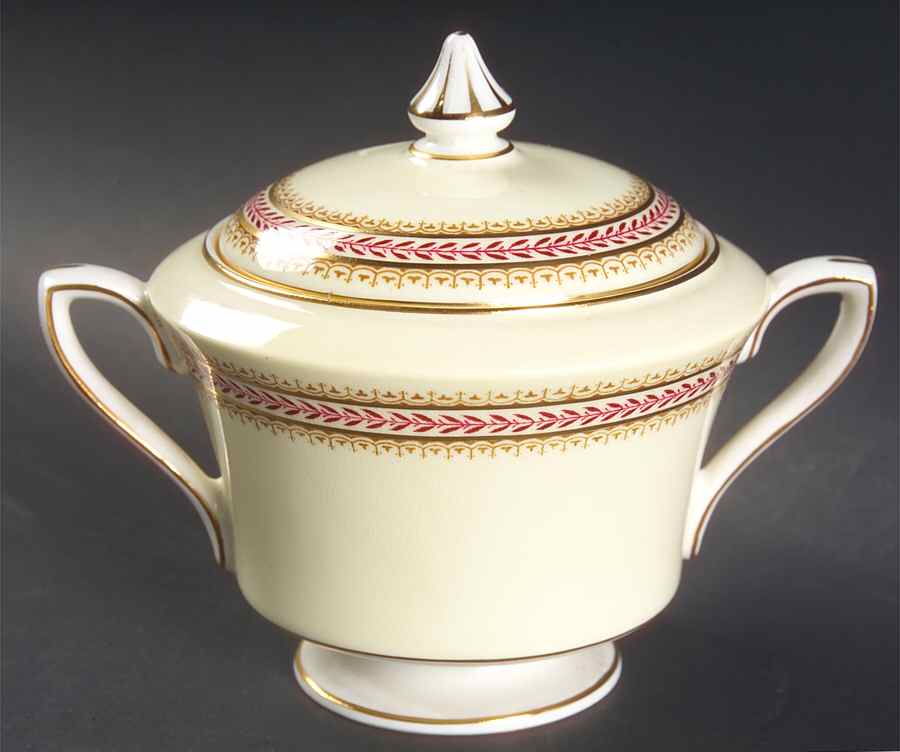 Eleanor Sugar Bowl & Lid by Royal Worcester-1