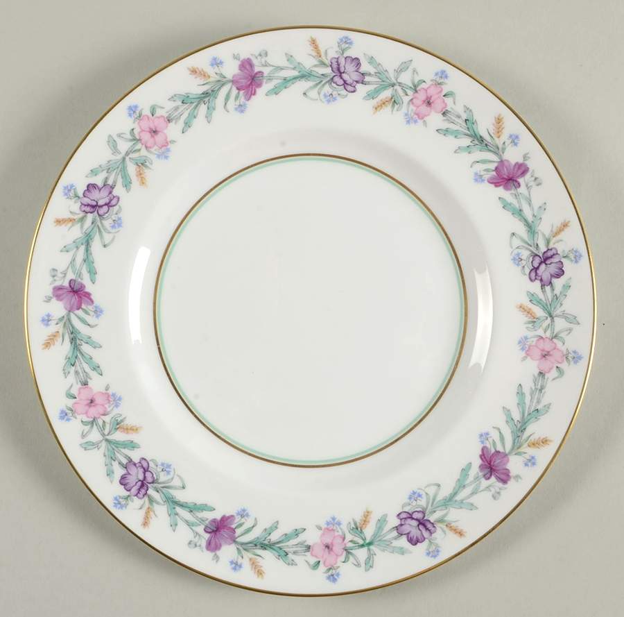 Elysian (White Body) Luncheon Plate by Royal Worcester-1