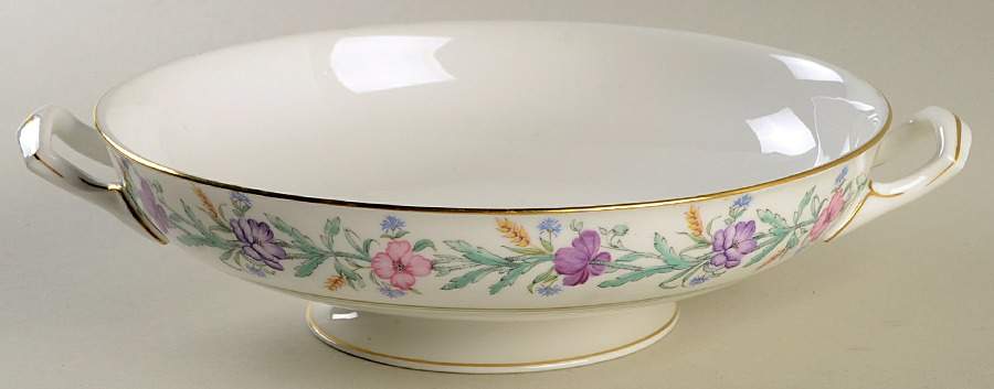 Elysian (White Body) Round Vegetable No Lid by Royal Worcester-1