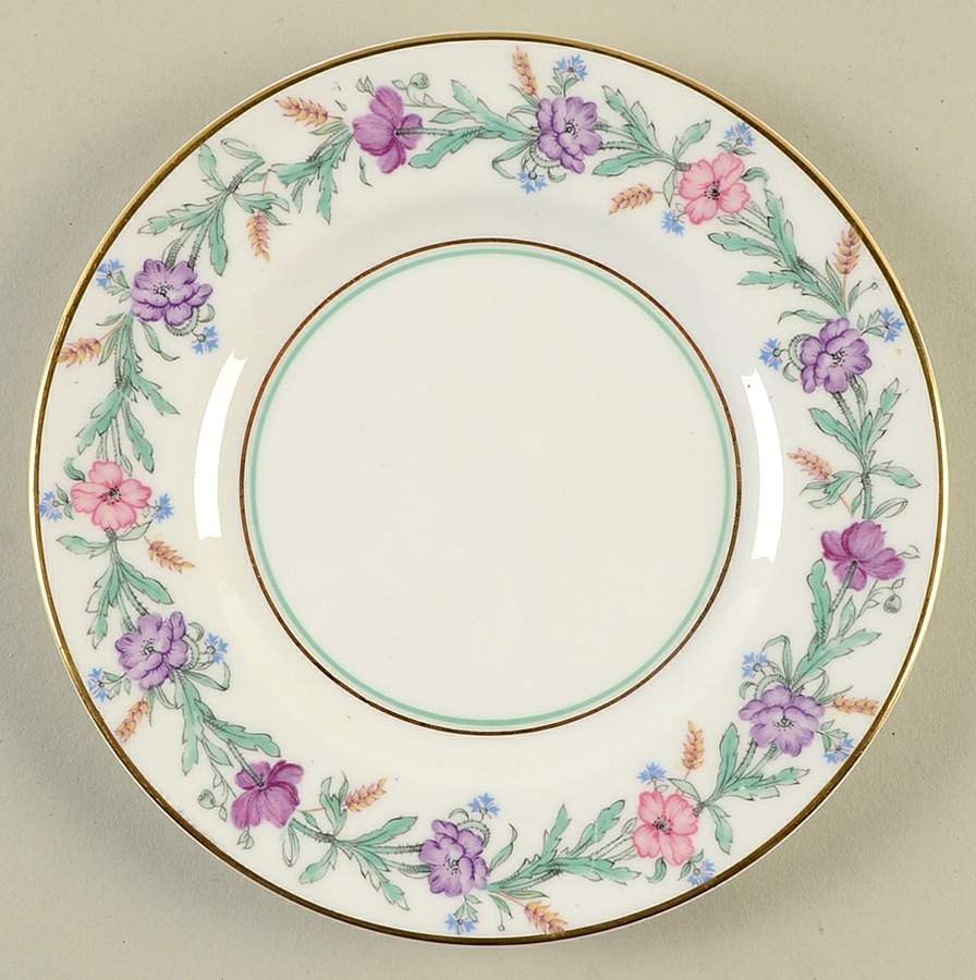 Elysian (White Body) Bread & Butter Plate by Royal Worcester-1