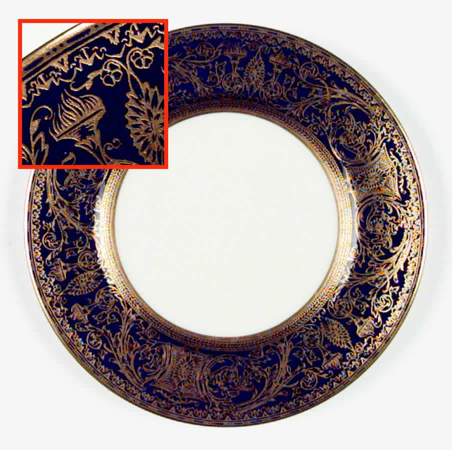Embassy Cobalt Blue Gold Bread & Butter Plate by Royal Worcester-1
