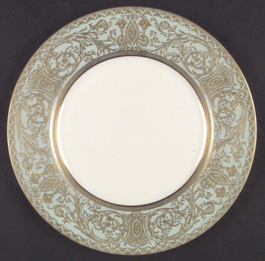 Embassy Light Green Dinner Plate by Royal Worcester-1