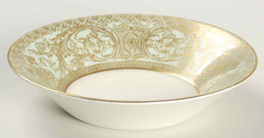 Embassy Light Green Fruit/Dessert (Sauce) Bowl by Royal Worcester-1
