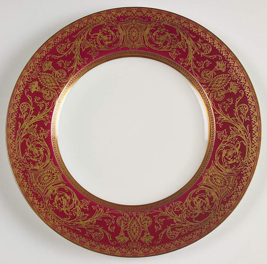 Embassy Ruby Luncheon Plate by Royal Worcester-1