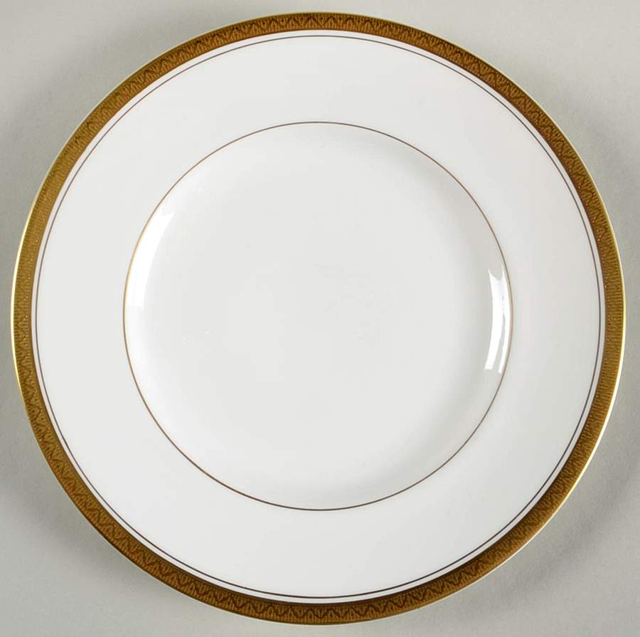 Empire (Gold Trim) Salad Plate by Royal Worcester-1