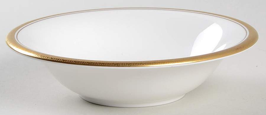 Empire (Gold Trim) Coupe Cereal Bowl by Royal Worcester-1