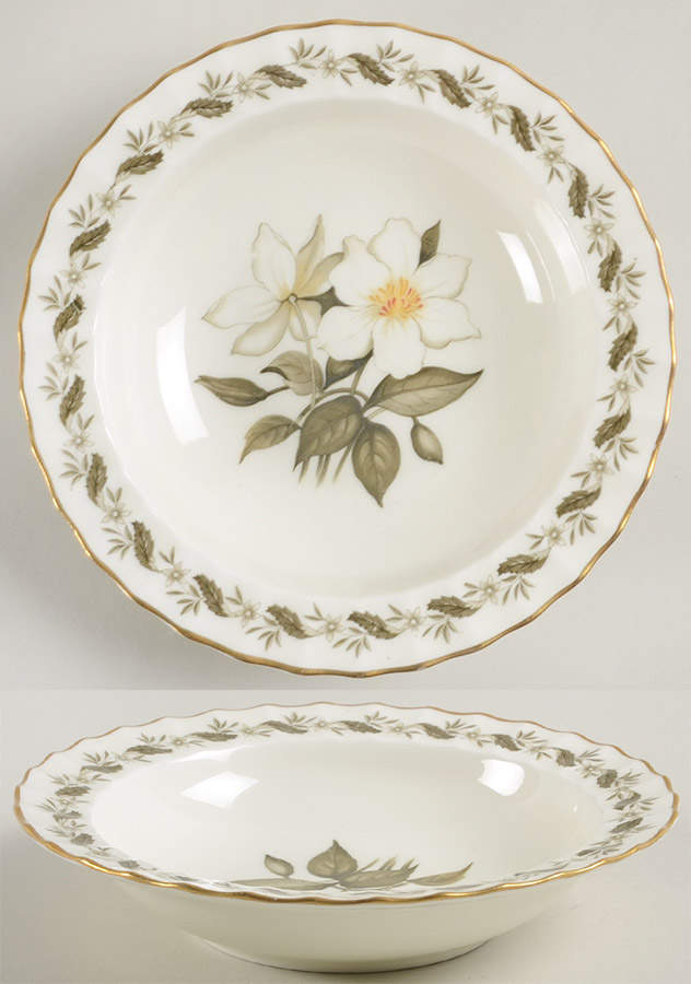 Engadine (No Inner Verge) Rim Cereal Bowl by Royal Worcester-1