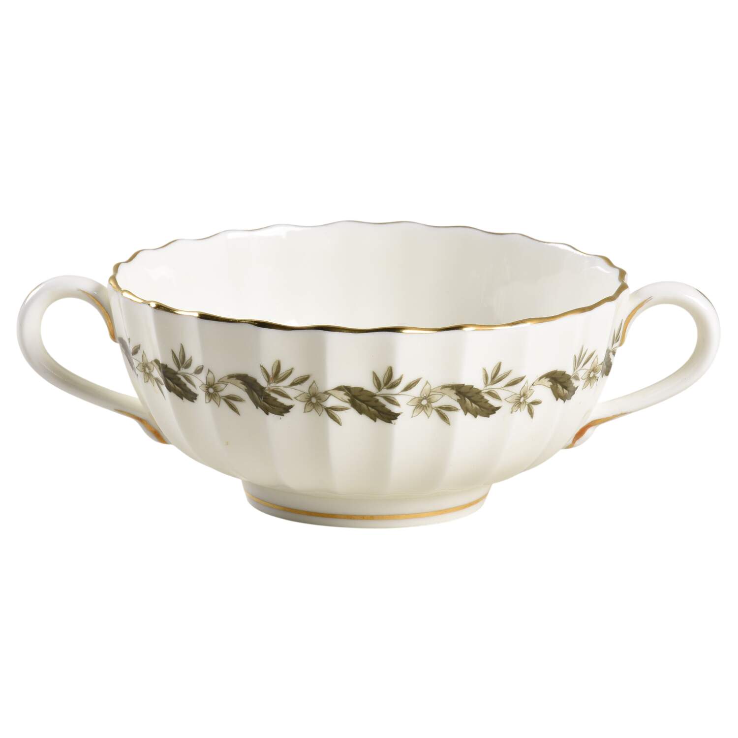 Engadine (No Inner Verge) Flat Cream Soup Bowl by Royal Worcester-1