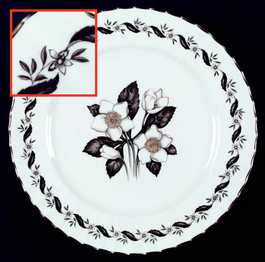 Engadine (No Inner Verge) Dinner Plate by Royal Worcester-1