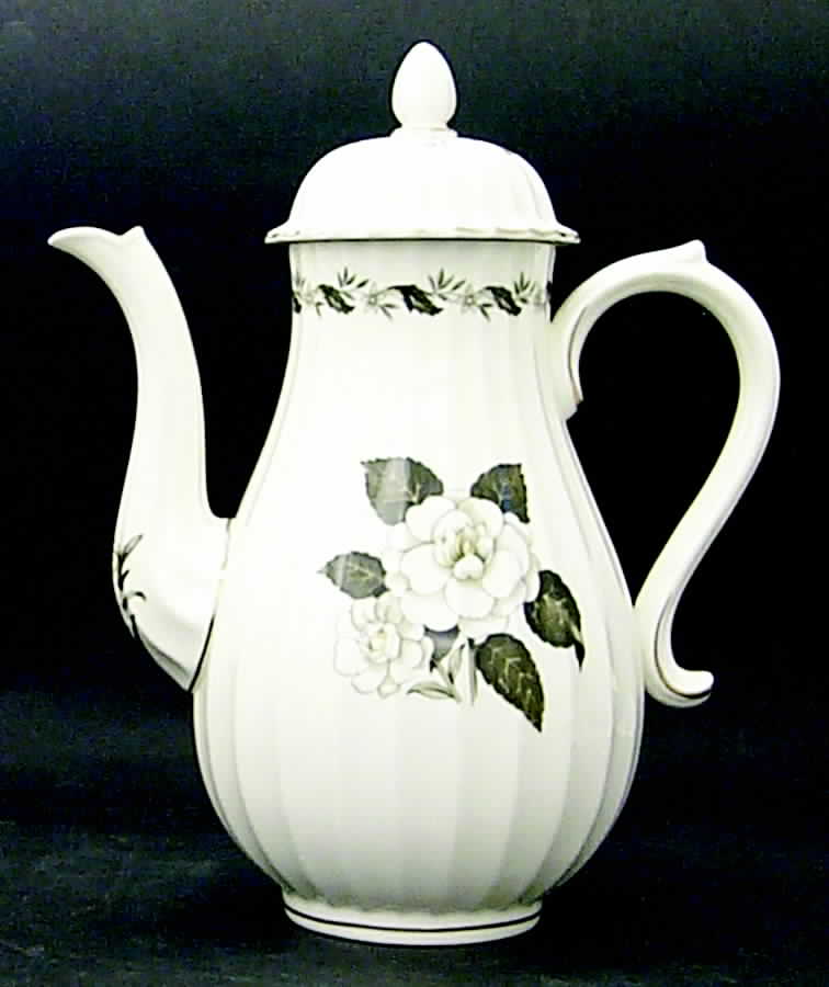 Engadine (No Inner Verge) Coffee Pot & Lid by Royal Worcester-1