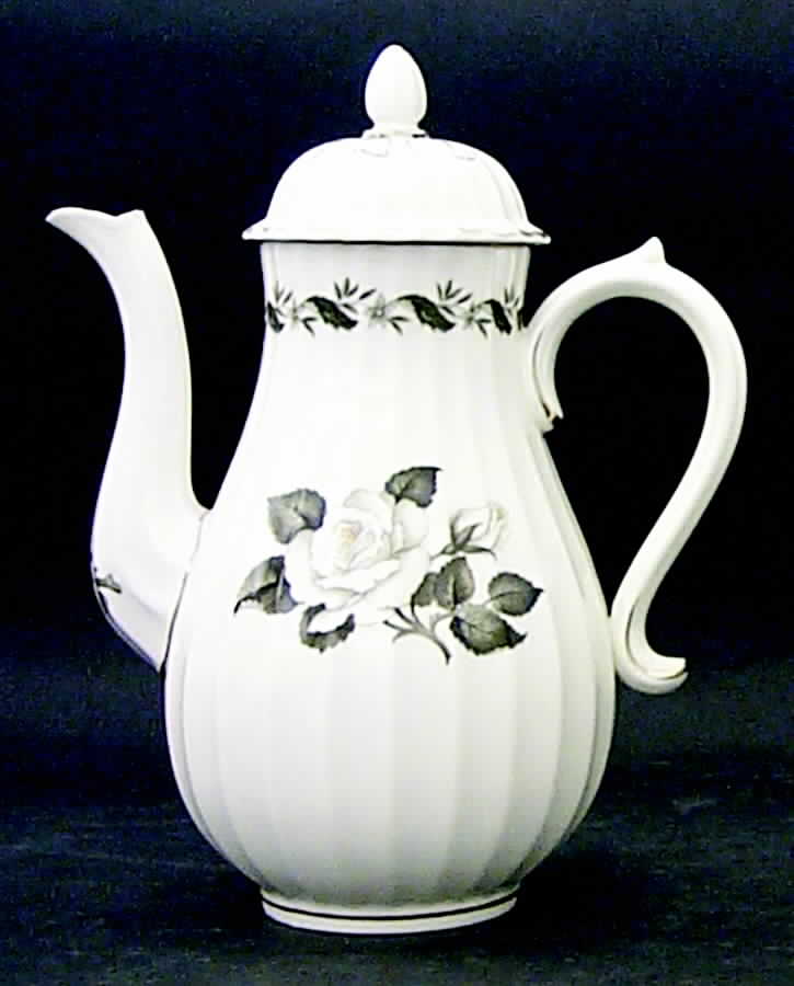 Engadine (No Inner Verge) Mini Coffee Pot & Lid by Royal Worcester-1