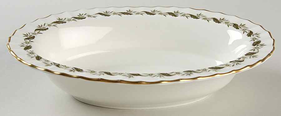 Engadine (No Inner Verge) 9" Oval Vegetable Bowl by Royal Worcester-1
