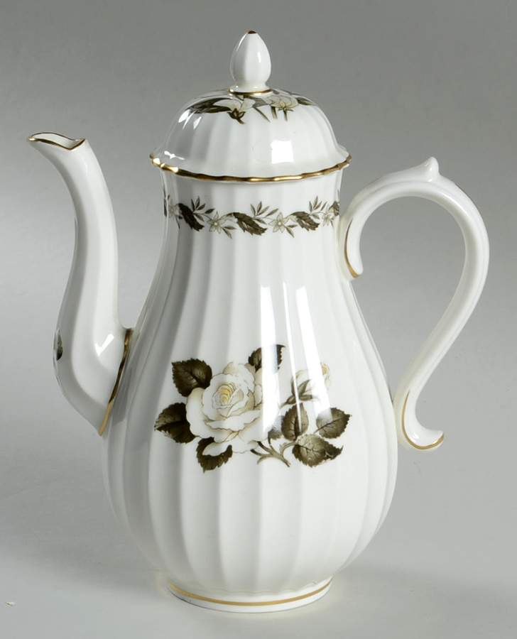 Engadine (No Inner Verge) Small Coffee Pot & Lid by Royal Worcester-1