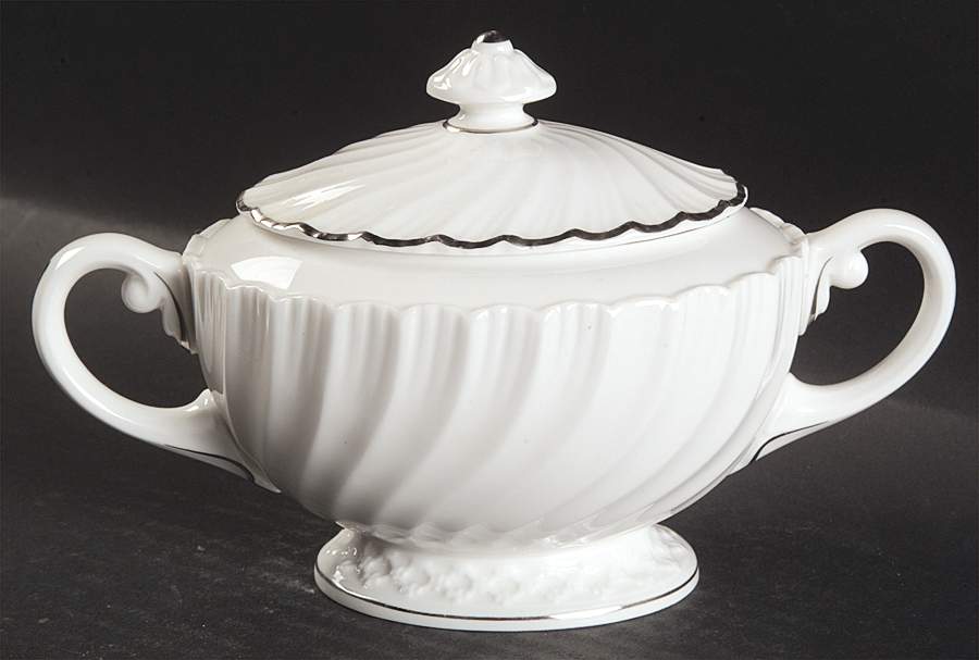 Engagement Sugar Bowl & Lid by Royal Worcester-1