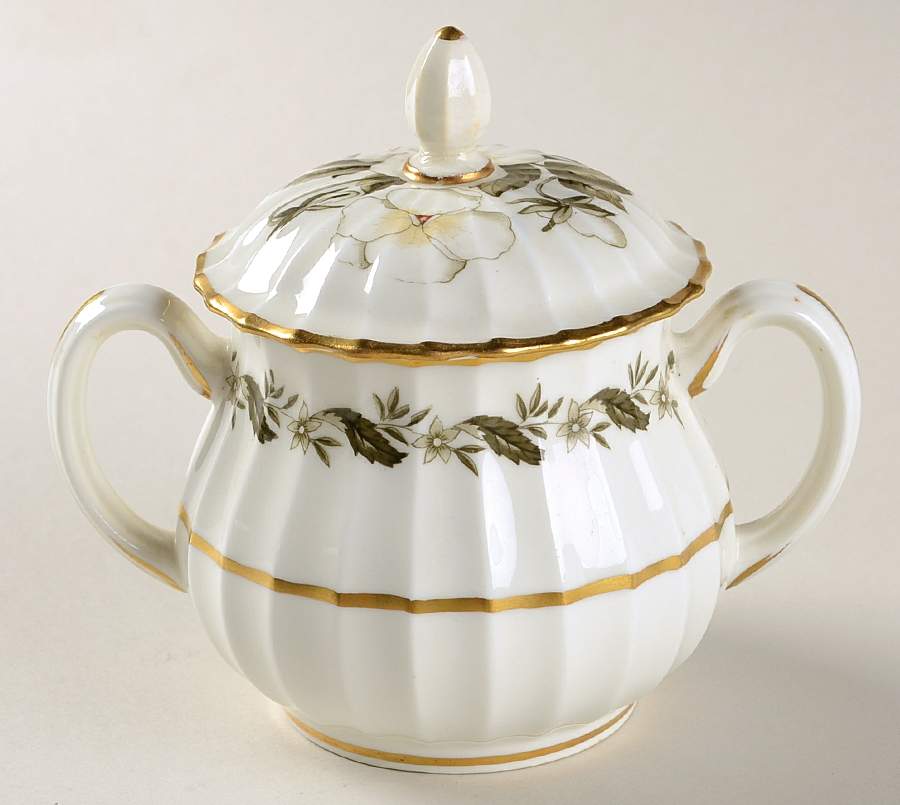 Engadine (Inner Verge) Sugar Bowl & Lid by Royal Worcester-1