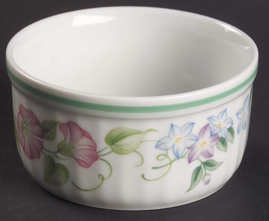 English Garden (Green Trim) Ramekin by Royal Worcester-1