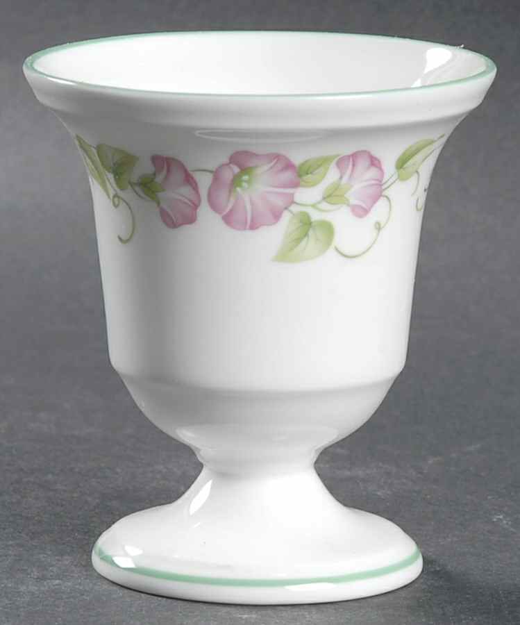 English Garden (Green Trim) 3" Urn Shaped Vase by Royal Worcester-1