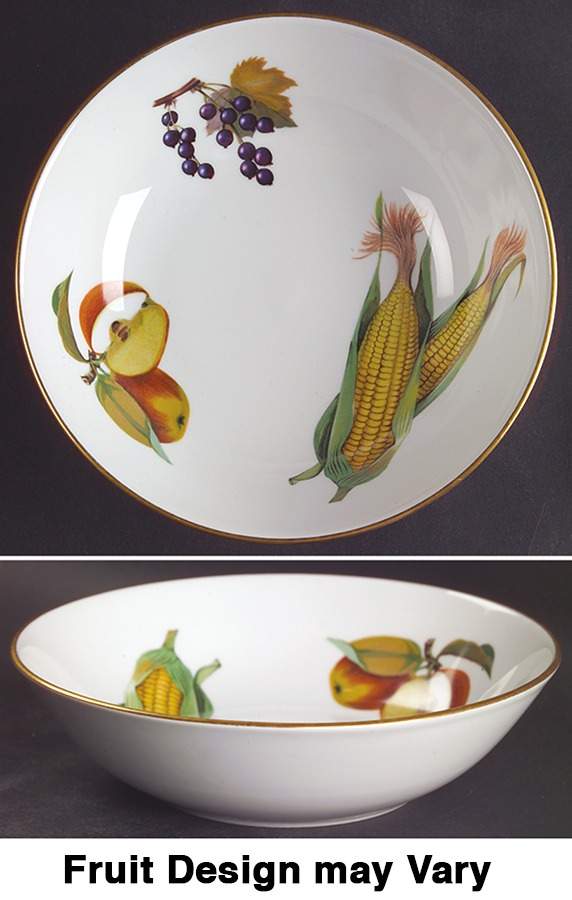 Evesham Gold Soup/Cereal Bowl by Royal Worcester-1