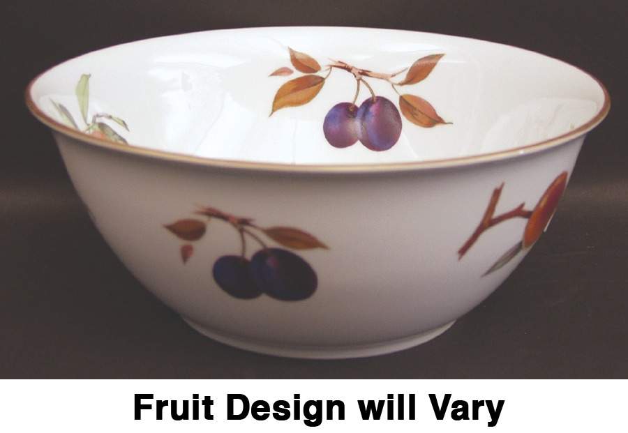 Evesham Gold 11" Large Salad Serving Bowl by Royal Worcester-1