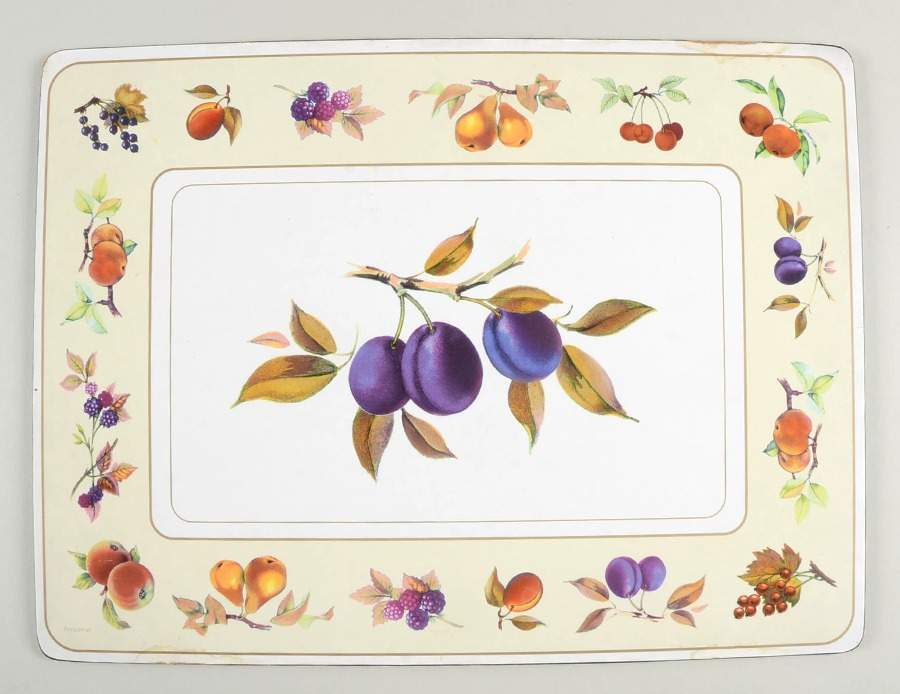 Evesham Gold Corkboard Placemat by Royal Worcester-1