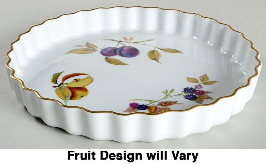 Evesham Gold 10" Quiche by Royal Worcester-1