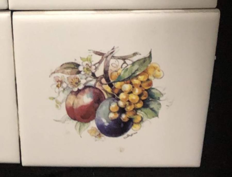 Evesham Gold 4" Wall Tile by Royal Worcester-1