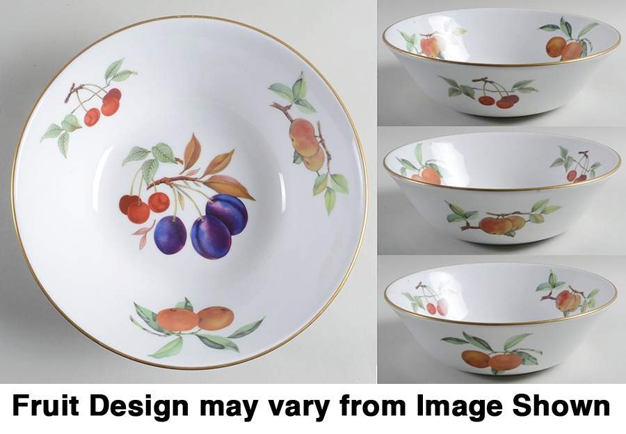 Evesham Gold 10" Large Salad Serving Bowl by Royal Worcester-1