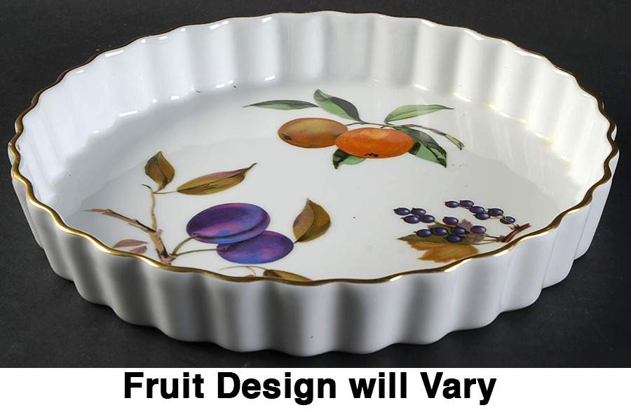 Evesham Gold 9" Quiche by Royal Worcester-1