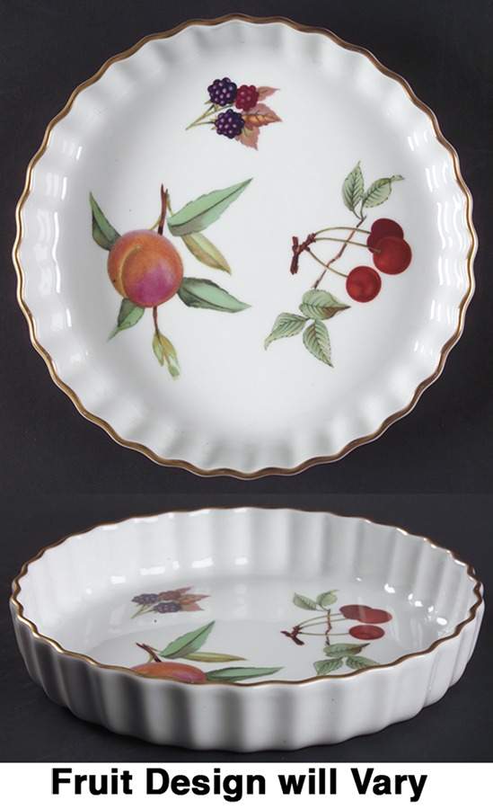 Evesham Gold 7" Quiche by Royal Worcester-1