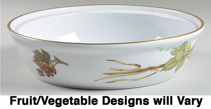 Evesham Gold 8" Round Entree Dish No Lid by Royal Worcester-1