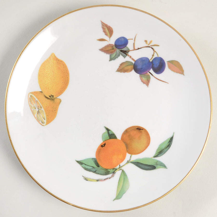 Evesham Gold Coupe Salad Plate by Royal Worcester-1