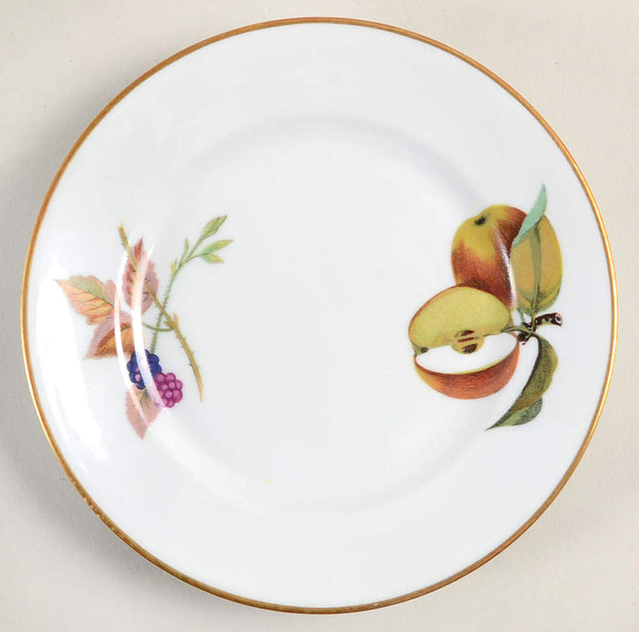 Evesham Gold Bread & Butter Plate by Royal Worcester-1