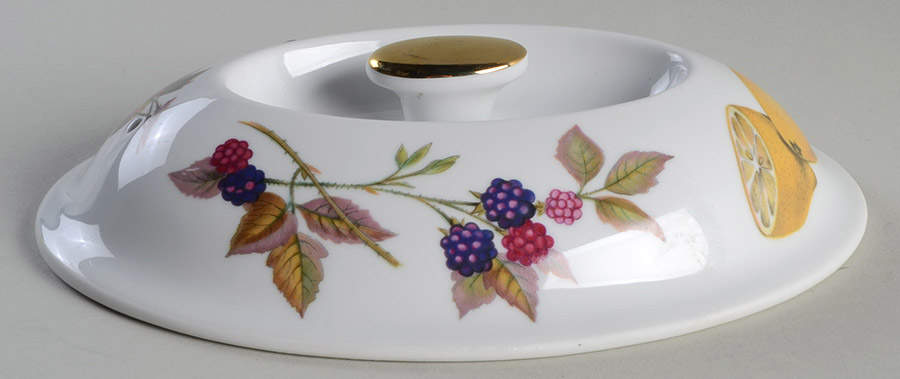 Evesham Gold Lid for 1.5 Quart Oval Covered Casserole by Royal Worcester-1