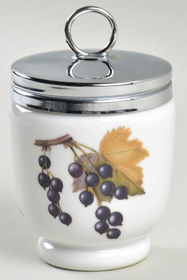 Evesham Gold King Size Egg Coddler & Lid by Royal Worcester-1
