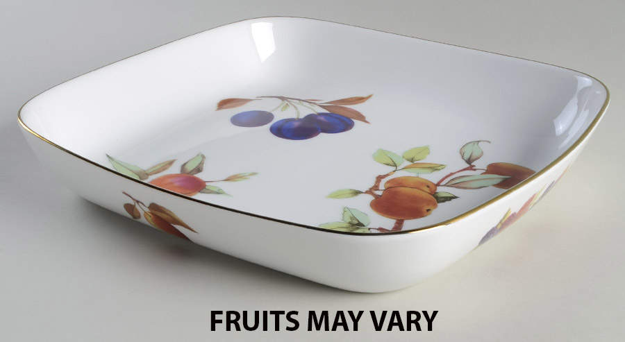 Evesham Gold Square Buffet Dish by Royal Worcester-1