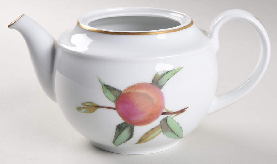 Evesham Gold Small Teapot No Lid by Royal Worcester-1