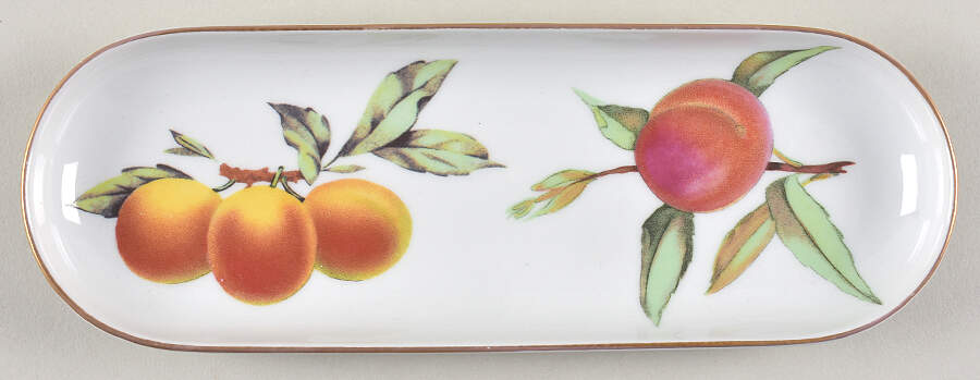 Evesham Gold Mint Tray by Royal Worcester-1