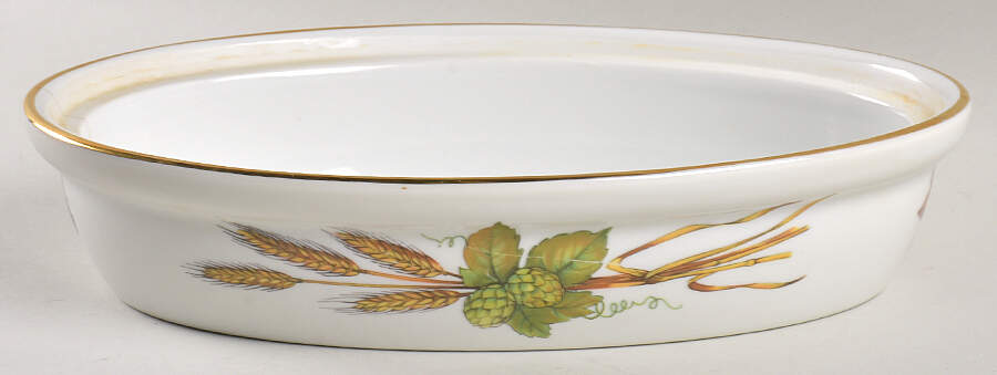 Evesham Gold Large Oval Entree Dish No Lid by Royal Worcester-1
