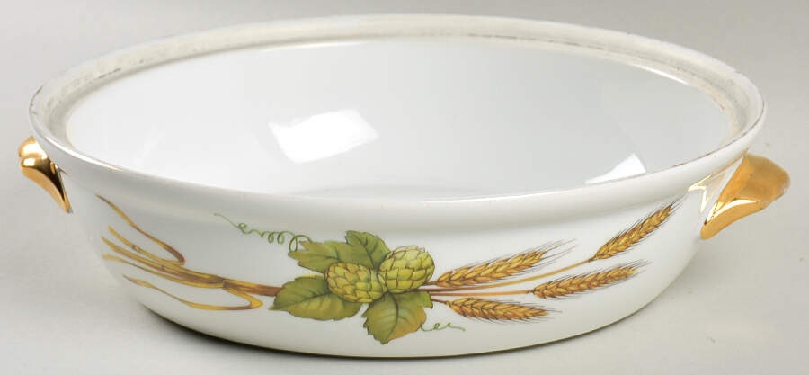 Evesham Gold 8" Round Entree Dish No Lid by Royal Worcester-1