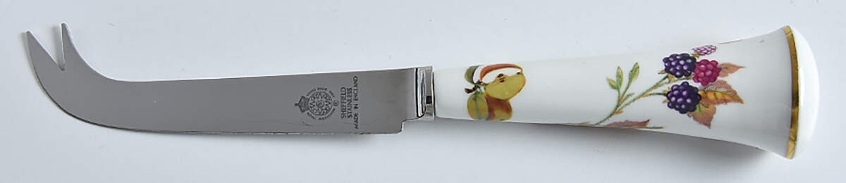 Evesham Gold Cheese Knife with Stainless Blade by Royal Worcester-1